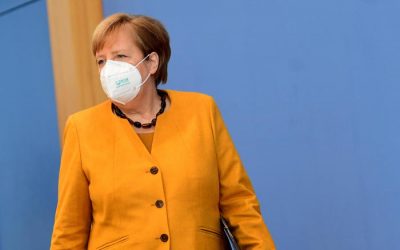Conferenza stampa del 2 Novembre, Angela Merkel annuncia che la Germania va in lockdow parziale.